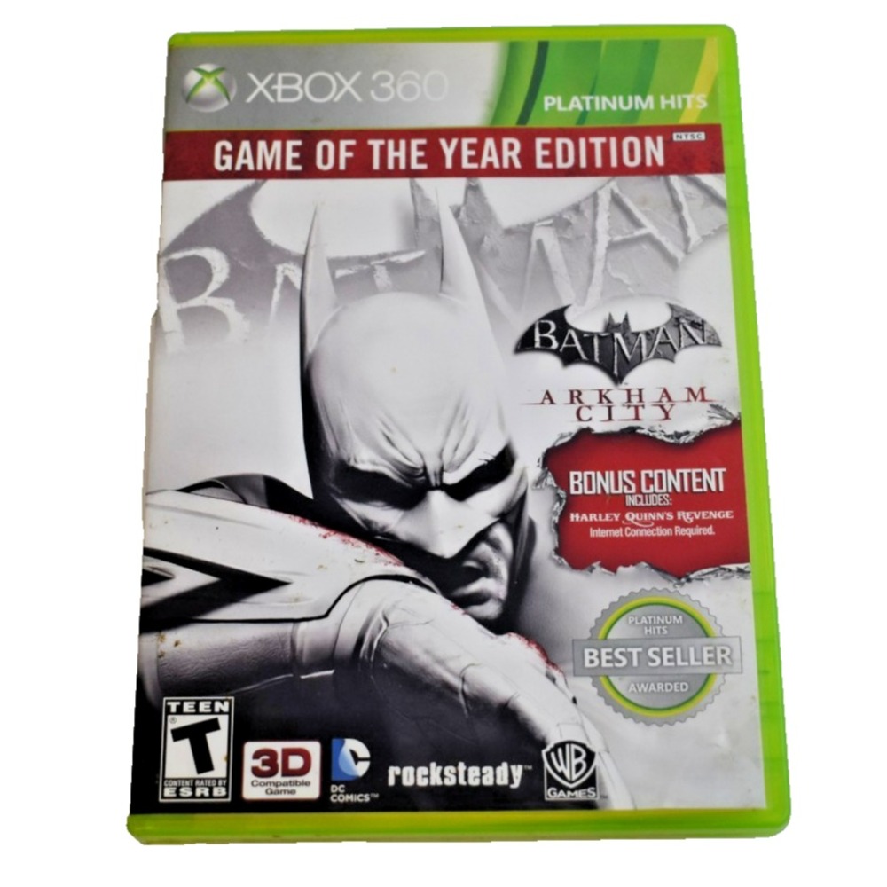 Batman: Arkham City -- Game of the Year Edition (Microsoft Xbox 360, 2012)
